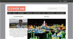 Desktop Screenshot of elsewhereman.com