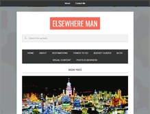 Tablet Screenshot of elsewhereman.com